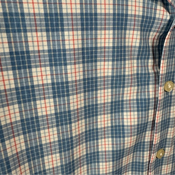 Peter Millar plaid long sleeve button down large - Picture 2 of 7